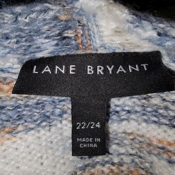 Lane Bryant v-neck striped cardigan sweater size 22/24 - Picture 5 of 6